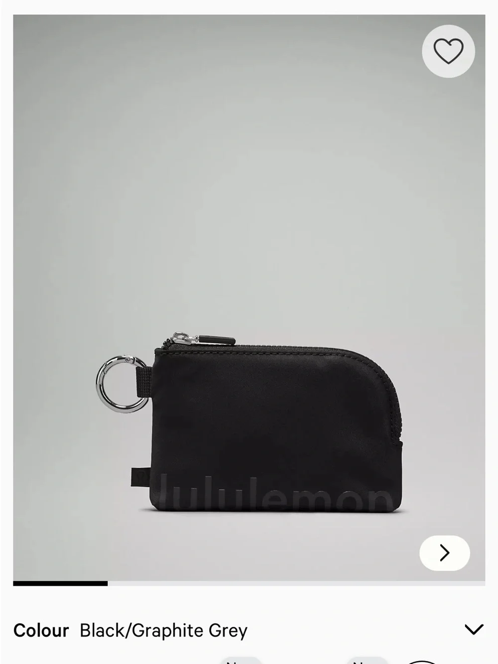 Lululemon Clippable Card Pouch - Picture 1 of 5